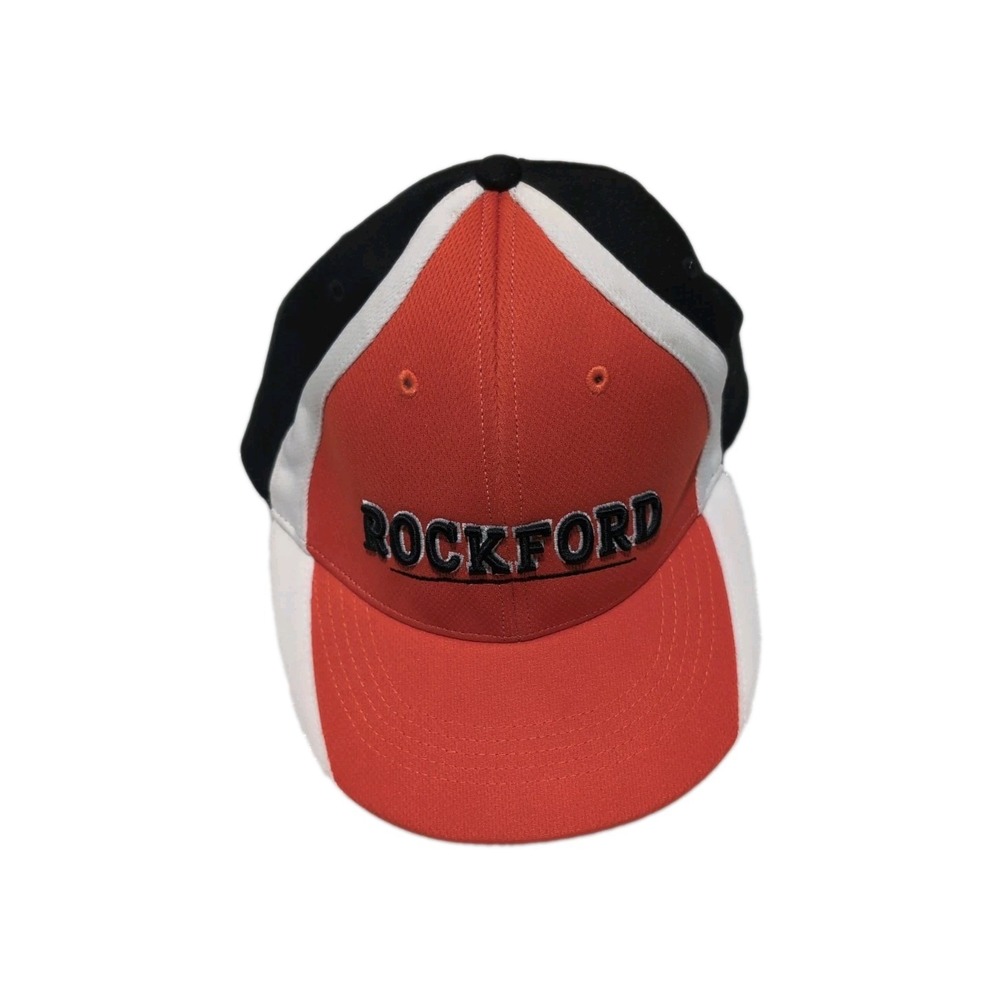 Rockford Richardson Dryve PTS48 S/M Baseball Hat Cap Red Black White Colorblock